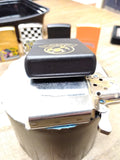 Vtg Unfired 1996 Zippo Camel Joe Black Matte Cigarette Lighter Nice Shape!