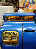 Vtg Uncle Sam's 3 Coin Register Bank Toy Western Stamping Co Japan Working Cond!