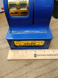 Vtg Uncle Sam's 3 Coin Register Bank Toy Western Stamping Co Japan Working Cond!