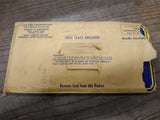 Vtg Unused 1972 Pennsylvania Trailer License Plate TC 63672 Orig Envelope Mint!
