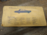 Vtg Unused 1972 Pennsylvania Trailer License Plate TC 63672 Orig Envelope Mint!