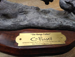 Vtg 1982 Signed Sculpture The Range Father by CM Russell Dave Grossman Designs