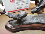 Vtg 1982 Signed Sculpture The Range Father by CM Russell Dave Grossman Designs