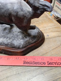 Vtg 1982 Signed Sculpture The Range Father by CM Russell Dave Grossman Designs