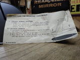 Vtg Supersite Rear View Mirror Aftermarket Non Glare Fits All Cars Style 33 Box