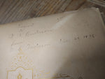 Vtg Antique 1899 Celluloid Photograph Album Tin Types Cabinet Cards Extra Pics!