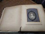 Vtg Antique 1899 Celluloid Photograph Album Tin Types Cabinet Cards Extra Pics!