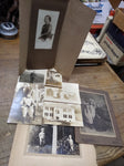 Vtg Antique 1899 Celluloid Photograph Album Tin Types Cabinet Cards Extra Pics!