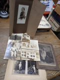 Vtg Antique 1899 Celluloid Photograph Album Tin Types Cabinet Cards Extra Pics!