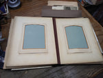 Vtg Antique 1899 Celluloid Photograph Album Tin Types Cabinet Cards Extra Pics!