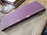 Vtg Washington Forge 3 Pc Carving Set Knife Fork Sharpener Bakelite Original Box