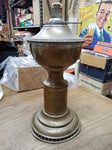 Antique Mechanical Draft 1874 HITCHCOCK F H Lovell Clockwork Oil Lamp Winds Up!