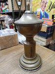 Antique Mechanical Draft 1874 HITCHCOCK F H Lovell Clockwork Oil Lamp Winds Up!