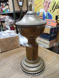 Antique Mechanical Draft 1874 HITCHCOCK F H Lovell Clockwork Oil Lamp Winds Up!