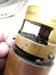 Antique Mechanical Draft 1874 HITCHCOCK F H Lovell Clockwork Oil Lamp Winds Up!
