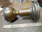 Antique Mechanical Draft 1874 HITCHCOCK F H Lovell Clockwork Oil Lamp Winds Up!