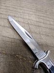 Vtg Super Fly Stiletto Lockback Folding Pocket Knife Stainless Steel Blade Japan