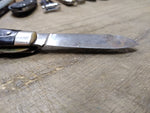 Vtg Ric-Nor Co 2 Blade Folding Jack Pocket Knife 3 Inch Blade Boston USA