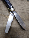 Vtg Ric-Nor Co 2 Blade Folding Jack Pocket Knife 3 Inch Blade Boston USA