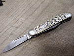 Vtg Imperial 2 Blade Folding Pocket Knife 5.25 Inch Metal Handle Providence RI