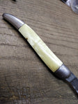 Vtg Hammer Brand USA Faux Pearl Handle Switch Folding Pocket Knife 7.25 inch