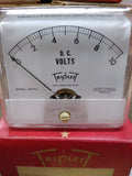 Vtg Triplett 0-10 DC Volts Panel Meter Gauge Model 327 PL w/Box USA