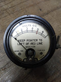 Vtg Weston DC Volts 0-7 Panel Meter Gauge Model 506 Made in USA