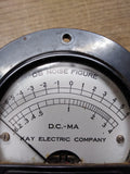 Vtg KAY Electric Co. DB DC MA Noise Figure Meter Gauge Made In USA