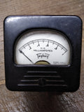 Vtg Triplett Milliamperes DC Gauge Panel Meter 0-1 Made In USA