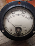 Vtg Weston Milliamperes DC Model 506 Gauge Panel Meter 0- 300 Type F02 Made USA