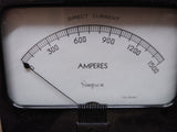 Vtg Simpson DC Amperes Model 7980 Gauge Panel Meter 0-1500 w/Box Made USA