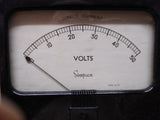 Vtg Simpson DC Volts Model 7981 Gauge Panel Meter 0-50 w/Box Made USA