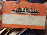 Vtg Simpson DC Volts Model 7981 Gauge Panel Meter 0-50 w/Box Made USA