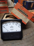 Vtg Triplett DC  Amperes Model 420 Panel Meter Gauge 0-3000 0-1500 Box Made USA
