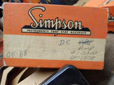 Vtg Triplett DC  Amperes Model 420 Panel Meter Gauge 0-3000 0-1500 Box Made USA