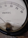 Vtg Voltron Volts DC Panel Meter Gauge 0-30 Model 142 885 Made in USA