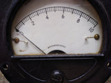 Vtg Gruen Watch Co 0-10 Panel Meter Gauge #MR35W001Spec Made in USA