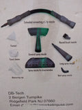 DB Tech Electric Model 8561 Handheld Steam Cleaner w/Attachments & Box Working!!