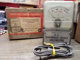 Vtg Accurate Instrument Model 101 AC Expanded Scale Voltmeter USA Original Box!