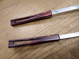 Vtg 2 Piece Lot MCM Stanhome Stainless Steel Meat Fork and Slotted Spoon Nice!