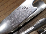 Vtg 6 Pc Kitchen Tool Lot Jar Can Bottle Openers Veggie Peeler Measuring Spoons