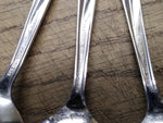 Vtg 7 Piece Fork Spoons Stainless Steel Oneida Community Twin Star Flatware Lot