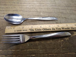 Vtg 7 Piece Fork Spoons Stainless Steel Oneida Community Twin Star Flatware Lot