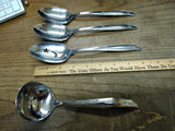 Vtg 4 Pc Ladle Spoon Serving Spoon SS Oneida Community Twin Star Flatware Lot