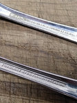 Vtg 3 Piece Slotted Serving Table Spoon Stainless Wheat Universal Flatware Lot