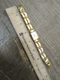 Vtg Women's Joan Rivers Classic Gold Tone Quartz Watch 7.25" Working w/Box Nice!