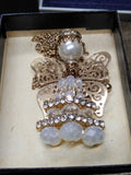 Vtg NOS 5 Pc Jewelry Necklace Bracelet Lot Rhinestones JB Rigant Avon Very Nice!