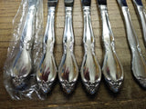 Vtg 11Pc Oneida Comm Stainless Chatelaine Solid & Hollow Handle Dinner Knife Lot