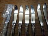 Vtg 11Pc Oneida Comm Stainless Chatelaine Solid & Hollow Handle Dinner Knife Lot