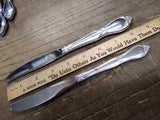 Vtg 11Pc Oneida Comm Stainless Chatelaine Solid & Hollow Handle Dinner Knife Lot